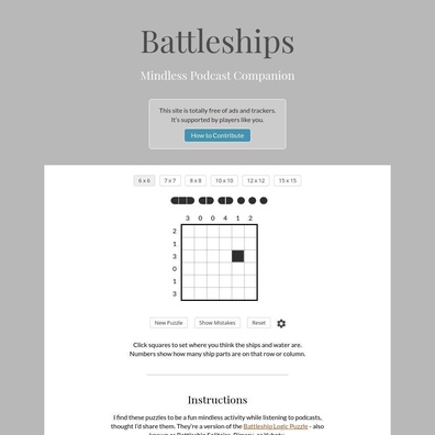 Game Puzzle Battleships: Tantangan NP-Complete yang Sempurna untuk Menemani Mendengarkan Podcast