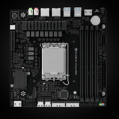 Motherboard Mini-ITX Maxsun B860I Hadirkan Empat Slot DDR5 untuk 256GB, Menantang Batasan Bentuk Faktor