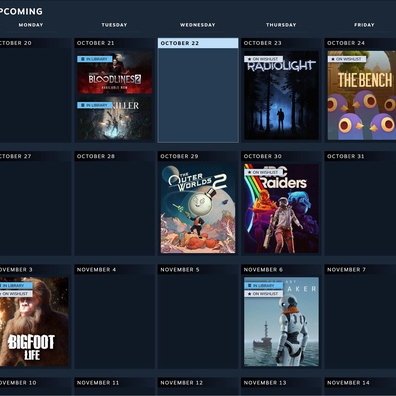 Kalender Pribadi Baru Steam Menyaring Kekacauan Toko Game