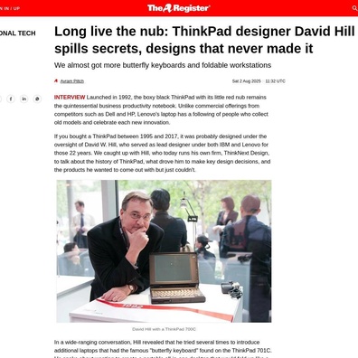 แป้นพิมพ์เจ็ดแถวของ ThinkPad อาจไม่กลับมาอีกเนื่องจากข้อจำกัดของอัตราส่วนหน้าจอ