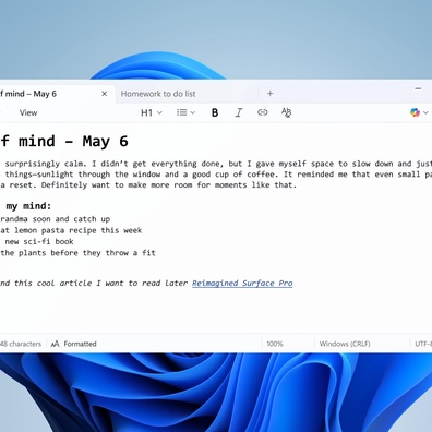 Microsoft Notepad Mendapat Fitur Formatting Markdown dan Rich Text Setelah 42 Tahun Sebagai Editor Teks Biasa