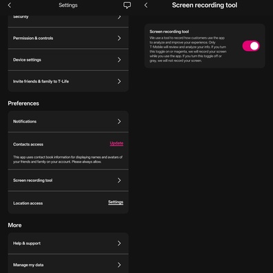 T-Mobile の T-Life アプリがデフォルトでユーザーの画面を密かに録画、プライバシー懸念が浮上