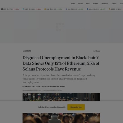 "Kota Hantu" Blockchain Memicu Perdebatan Tentang Pengukuran Kesuksesan Protokol