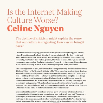 Nền Kinh Tế Chú Ý Của Internet Đang Kìm Hãm Sự Đổi Mới Văn Hóa Như Thế Nào