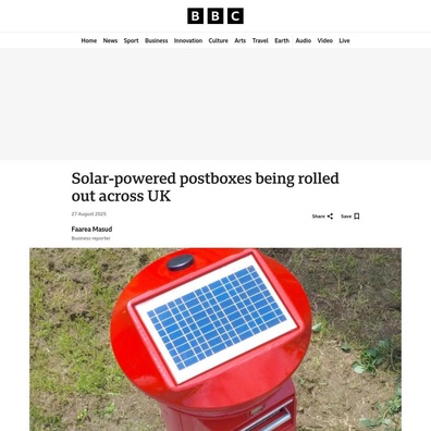 Reka Bentuk Semula Peti Surat Solar UK Cetuskan Debat Penyahkawalseliaan Perkhidmatan Awam