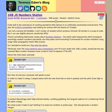 โปรแกรมสาธิต JavaScript Text-to-Speech สำหรับจำลองสถานีตัวเลขประสบปัญหาความเข้ากันได้ข้ามแพลตฟอร์ม