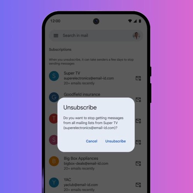 Gmail が「購読管理」機能を導入、メール配信停止プロセスを簡素化