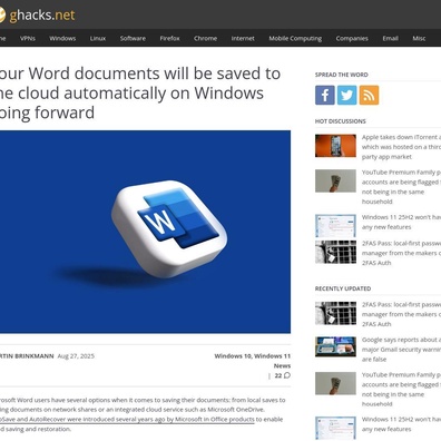 Penyimpanan Awan Lalai Microsoft Word Mencetuskan Migrasi Besar-besaran ke Linux dan Kebimbangan Privasi