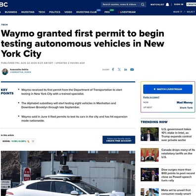 Waymo Mendapat Izin Uji Coba NYC saat Komunitas Memperdebatkan Kesiapan Kendaraan Otonom untuk Lalu Lintas Kota yang Agresif