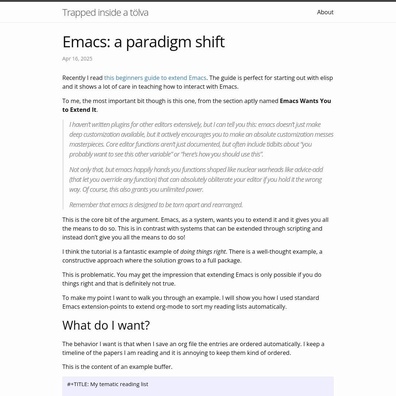 Pengguna Emacs Memamerkan Teknik Kustomisasi Lanjutan Menggunakan Advice Functions dan Hooks