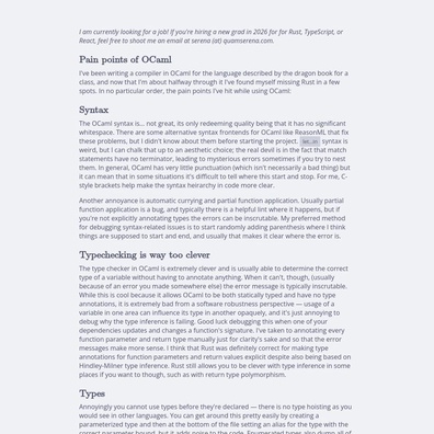 Masalah Pertumbuhan OCaml: Komunitas Memperdebatkan Sintaksis, Tipe, dan Perkakas