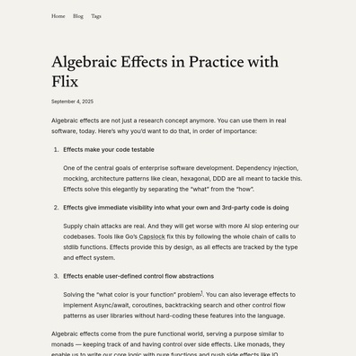 Algebraic Effects Menghadapi Tantangan Praktis Meski Menjanjikan Secara Teoritis