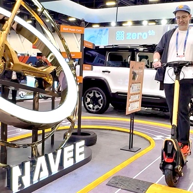 NAVEE เปิดตัวสกู๊ตเตอร์ไฟฟ้าแรงบันดาลใจจากซูเปอร์คาร์ความเร็ว 43 ไมล์ต่อชั่วโมง ในงาน CES 2026