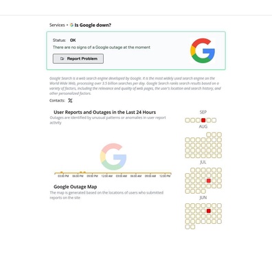 Perkhidmatan Google Mengalami Gangguan Besar di Seluruh Eropah Timur dan Turkey