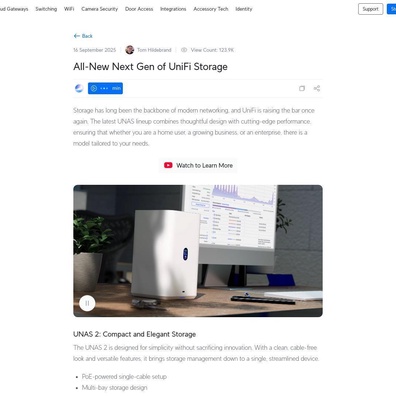 ผลิตภัณฑ์ NAS ใหม่จาก Ubiquiti ปลุกกระแสถกเถียงถึงอนาคตของ Synology