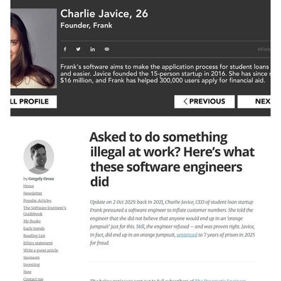 Software Engineer Berbagi Kisah Nyata Diminta Melakukan Penipuan - Dan Apa yang Terjadi Selanjutnya