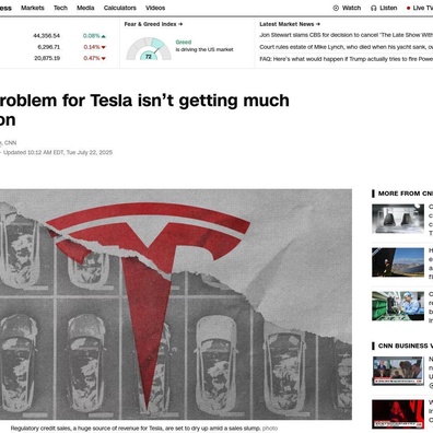 Tesla Menghadapi Krisis Pendapatan karena RUU Partai Republik Menghapus Penjualan Kredit Regulasi Senilai Miliaran