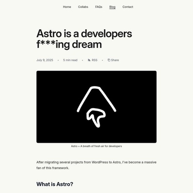 開發者熱議 Astro 的「島嶼架構」,視為回歸漸進式增強原則