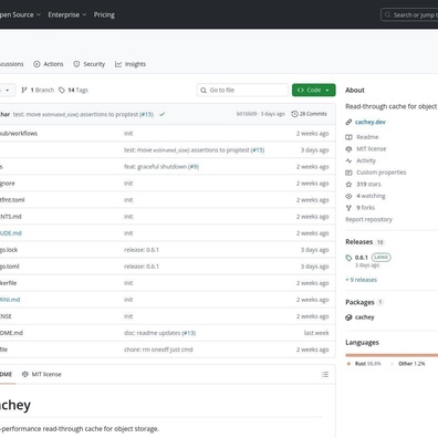 Cachey Menghadirkan Caching Penyimpanan Objek Berperforma Tinggi dengan Arsitektur Hybrid Memori-Disk