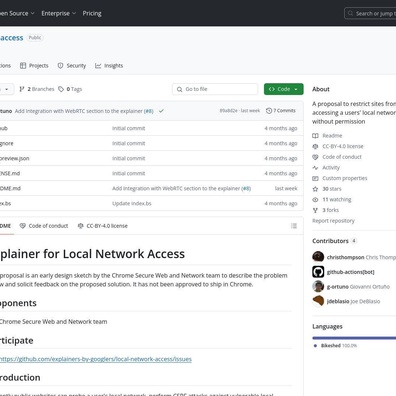 Chrome Proposes Permission-Based System to Block Websites from Accessing Local Networks