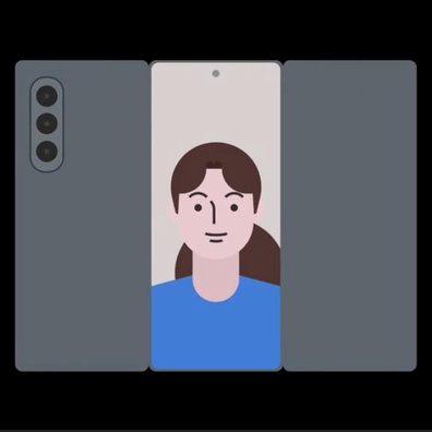 Samsung Galaxy Tri-Fold มาพร้อมดีไซน์หน้าจอปกกลางที่เป็นเอกลักษณ์ ยืนยันเปิดตัวปลายปี 2025