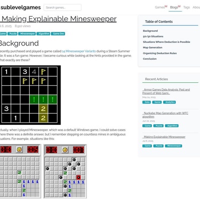 Developer Menciptakan Minesweeper yang Menghilangkan Tebak-tebakan Melalui Aturan Logika Canggih