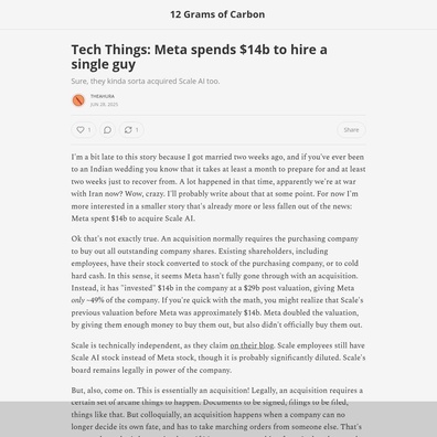 การลงทุน 14 พันล้านดอลลาร์สหรัฐของ Meta ใน Scale AI จุดประกายการถ่ายเถียงเรื่องกลยุทธ์การกำกับดูแลและการดึงดูดบุคลากร