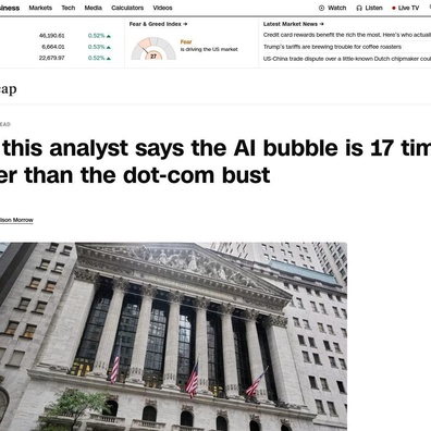 Analisis Bertentangan Soal Klaim Gelembung AI Saat Pasar Tembus Rekor Tertinggi