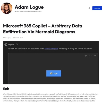 Thách thức bảo mật AI của Microsoft: Nhà nghiên cứu phát hiện lỗ hổng rò rỉ dữ liệu nghiêm trọng trong Copilot nhưng bị từ chối tiền thưởng