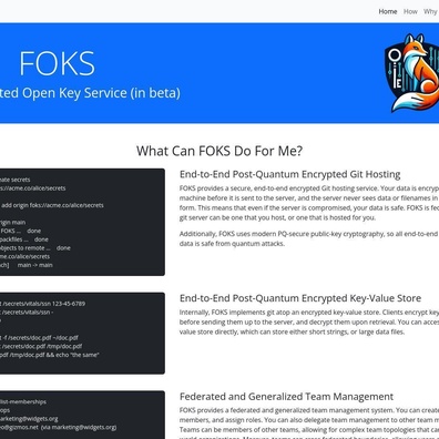 อดีตผู้ก่อตั้ง Keybase เปิดตัว FOKS: บริการเข้ารหัสแบบ Federated โอเพนซอร์สพร้อมความปลอดภัยหลัง Quantum