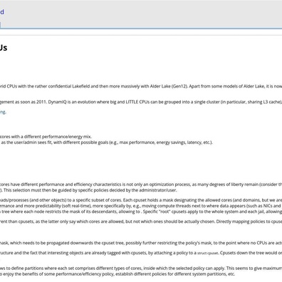 สถาปัตยกรรม Hybrid CPU ของ Intel เผชิญความท้าทายด้านการจัดตารางงาน ขณะที่ FreeBSD จัดการกับ P-Core และ E-Core
