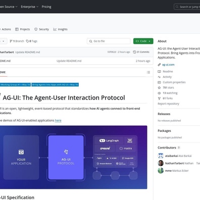 โปรโตคอล AG-UI เปิดตัวเพื่อสร้างมาตรฐานการปฏิสัมพันธ์ระหว่าง AI Agent กับมนุษย์ในแอปพลิเคชัน