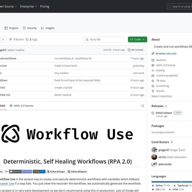 Workflow Use Muncul sebagai Alat Otomasi Browser Generasi Berikutnya dengan Kemampuan Self-Healing