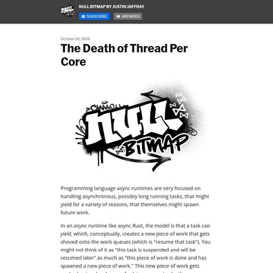Thread-Per-Core vs. Work-Stealing: Cuộc Tranh Luận Căng Thẳng Về Hiệu Suất CPU Hiện Đại
