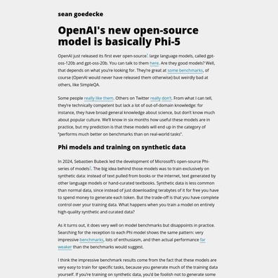 Model Open-Source Baru OpenAI Menunjukkan Benchmark yang Kuat namun Kesulitan dengan Tugas Dunia Nyata