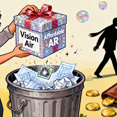 รายงาน: Apple เลื่อนแผนผลิต Vision Air หัวเซ็ตราคาประหยัด หลัง Samsung หยุดพัฒนาจอแสดงผลหลัก