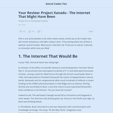 Mengapa Project Xanadu Gagal: Kelemahan Teknikal dan Masalah Model Perniagaan Yang Memusnahkan "Internet Yang Mungkin Wujud"