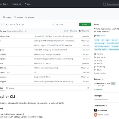 Stasher CLI Hadapi Kekhawatiran Kepercayaan dan Keamanan Terkait Developer Anonim dan Kode Buatan AI