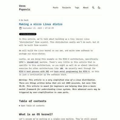 การสร้าง Linux Distro เองตั้งแต่เริ่มต้น: การเดินทางของชุมชนสู่การพัฒนาเคอร์เนล