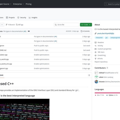 Lập trình viên tạo ra dự án "Based C++" khiến C++ trông giống như ngôn ngữ thông dịch