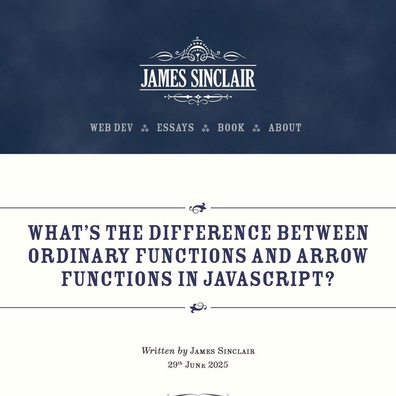 JavaScript 箭頭函式 vs 一般函式:社群熱議關鍵差異與使用時機