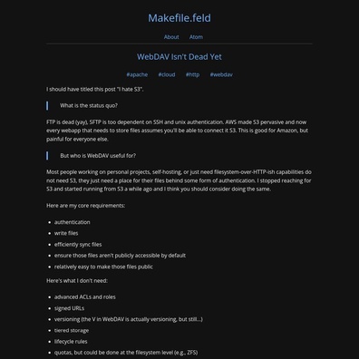 Kebangkitan Semula Senyap WebDAV: Alternatif Mudah kepada Kerumitan S3