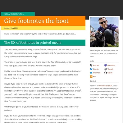 Pengembang Web Memperdebatkan Alternatif yang Lebih Baik untuk Footnote Tradisional pada Konten Online