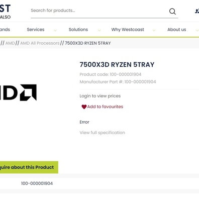 AMD Ryzen 5 7500X3D Dikesan, Bakal Menjadi CPU Gaming Zen 4 X3D Termurah