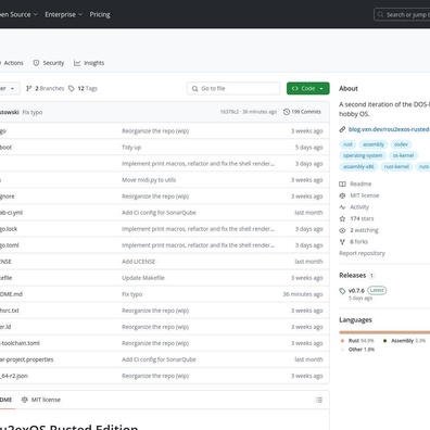 Developer Menciptakan Sistem Operasi Mirip DOS Berbasis Rust dengan Stack Jaringan Modern