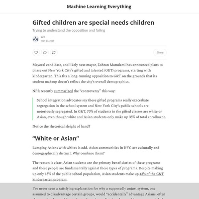 Rancangan NYC untuk Menghapuskan Program Berbakat Mencetuskan Perdebatan Sengit Mengenai Kesaksamaan Pendidikan