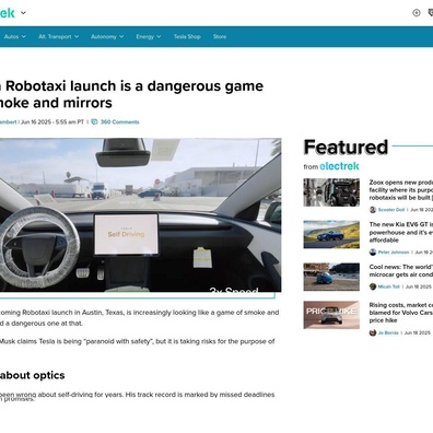 Peluncuran Robotaxi Tesla Hadapi Skeptisisme yang Meningkat saat Komunitas Mempertanyakan Keamanan dan Kesiapan