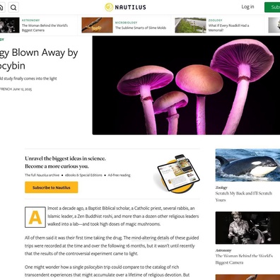 Pemimpin Agama Melaporkan Pengalaman Spiritual yang Mengubah Hidup Setelah Mengonsumsi Psilocybin dalam Studi Ilmiah