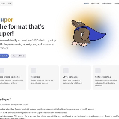 Duper Berambisi Mengungguli JSON dengan Fitur Ramah Pengembang