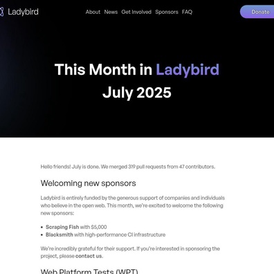Browser Ladybird Mencapai Pencapaian Besar dengan Dukungan Google reCAPTCHA dan Implementasi HTTP/3